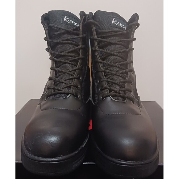 K Tech (Work Boots)-(Leather)-(Black)-(Size 11)-(Pre-owned)-(Good Condition)-$30 - Picture 3 of 6